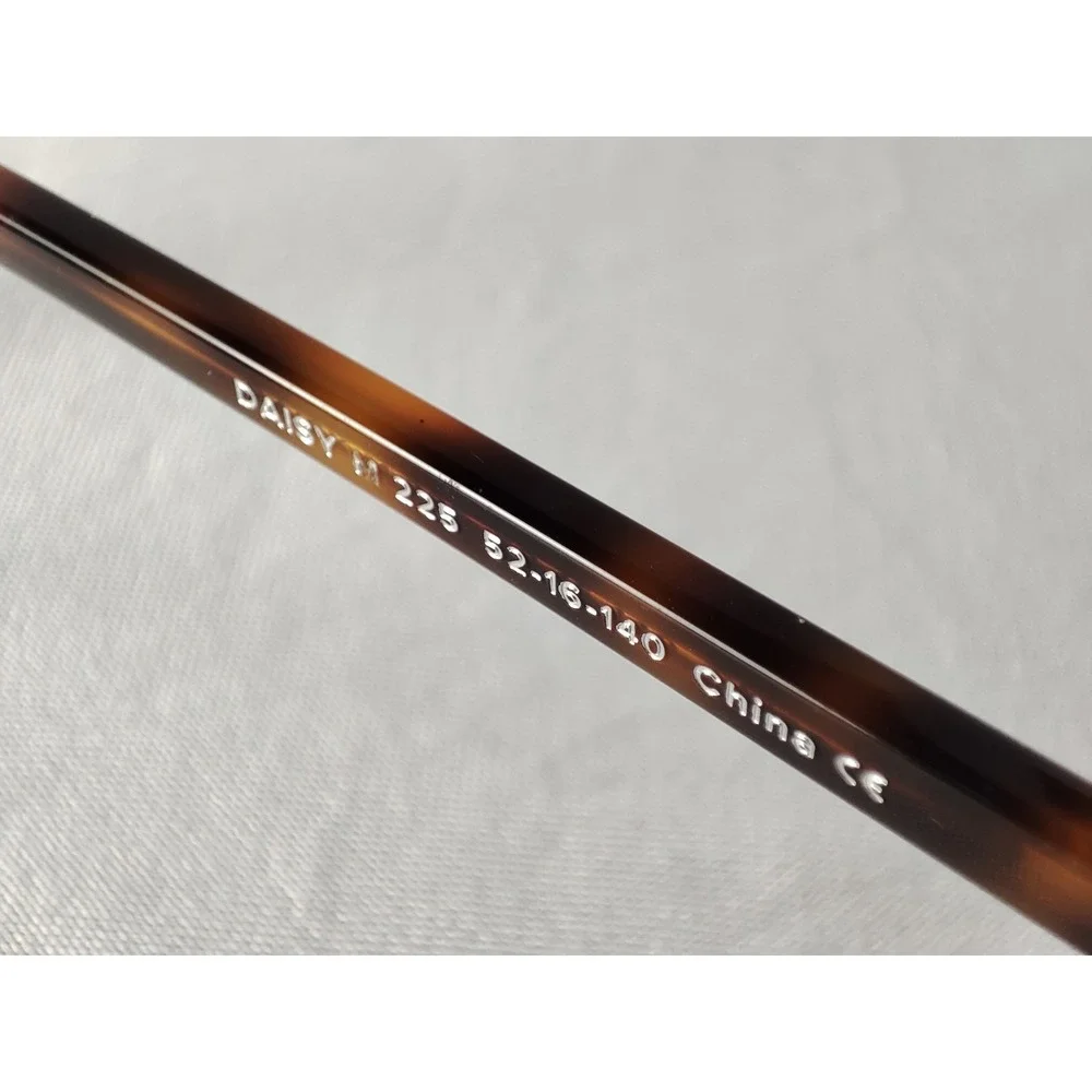 Warby Parker Daisy 225‎ Eyeglasses Whiskey Tortoise 52-16-140 Cat Eye + Case